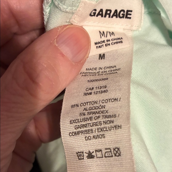 Garage Crop Top with Sexy Open Cut out Back - Picture 3 of 4